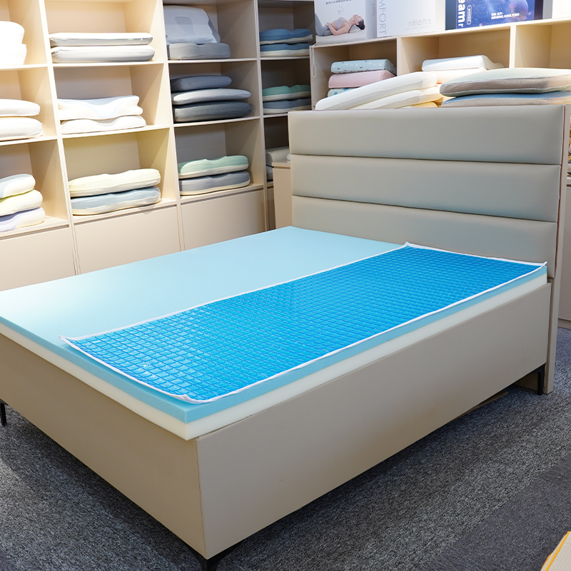 Home Soft Ice Gel Memory Foam Kølemadras