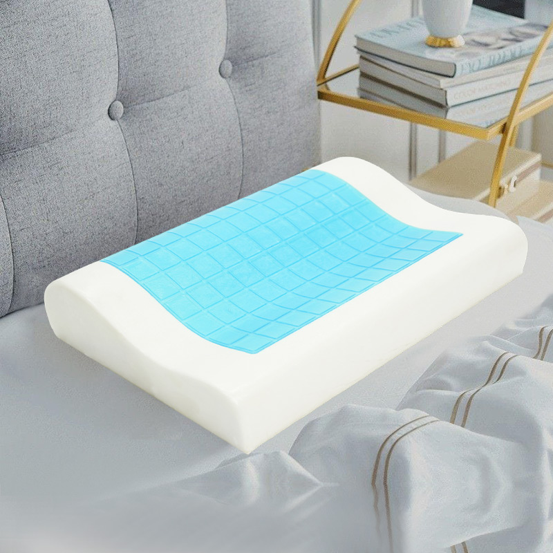 B-formet Komfortabel Large Wave Neck Gel Pude
