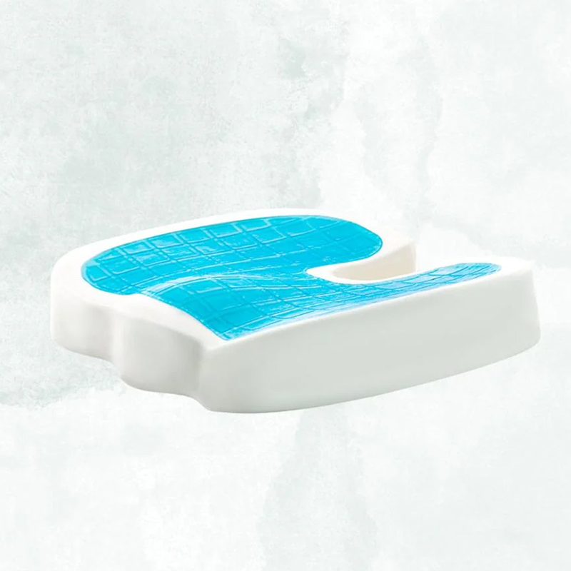 U-formet Slow Rebound Memory Foam Gel sædehynde