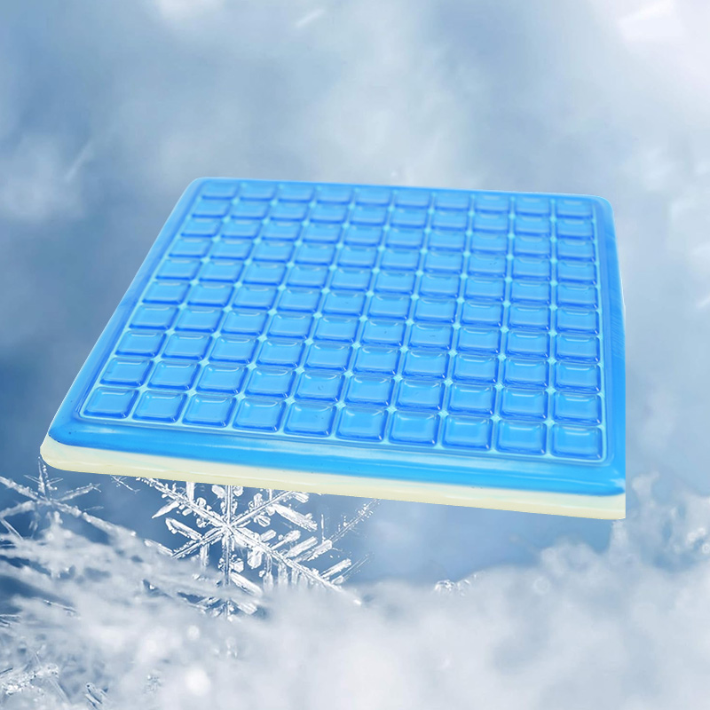 Firkantet PVC Memory Foam Slow Rebound Cool og behagelig gelpude